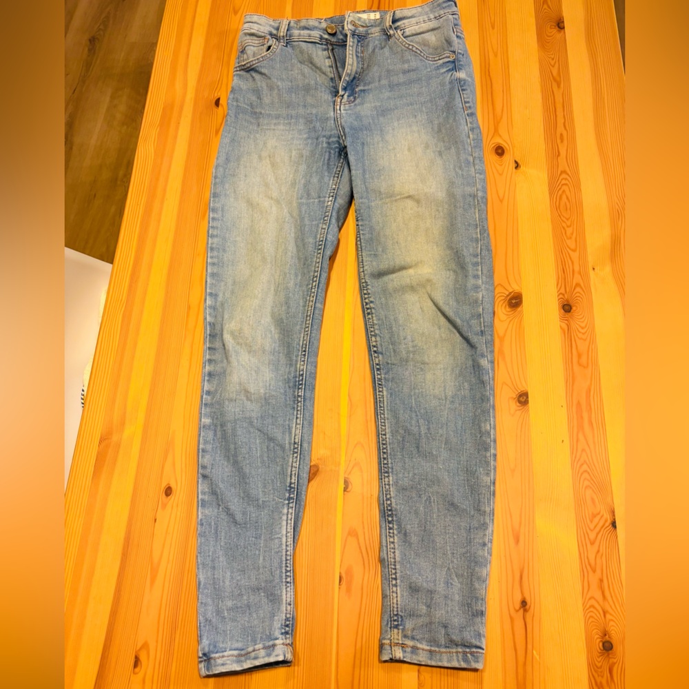 Women’s Skinny High Rise Blue jeans Bershka